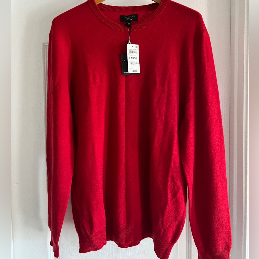 Club room cashmere sweater size L